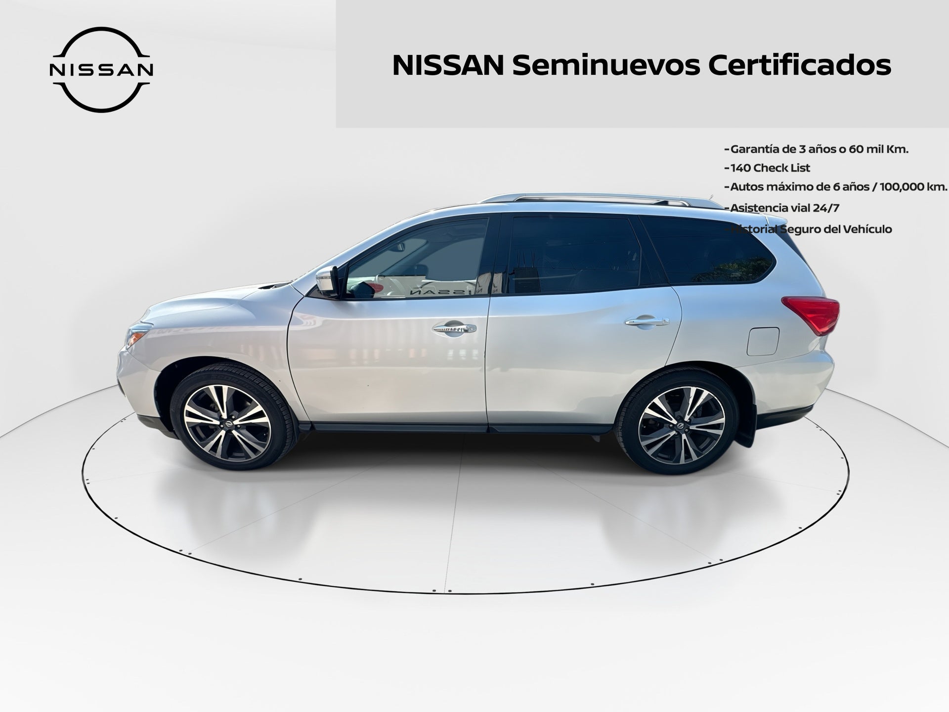 2018 Nissan PATHFINDER 5 PTS EXCLUSIVE CVT PIEL QCP DVD GPS RA-20