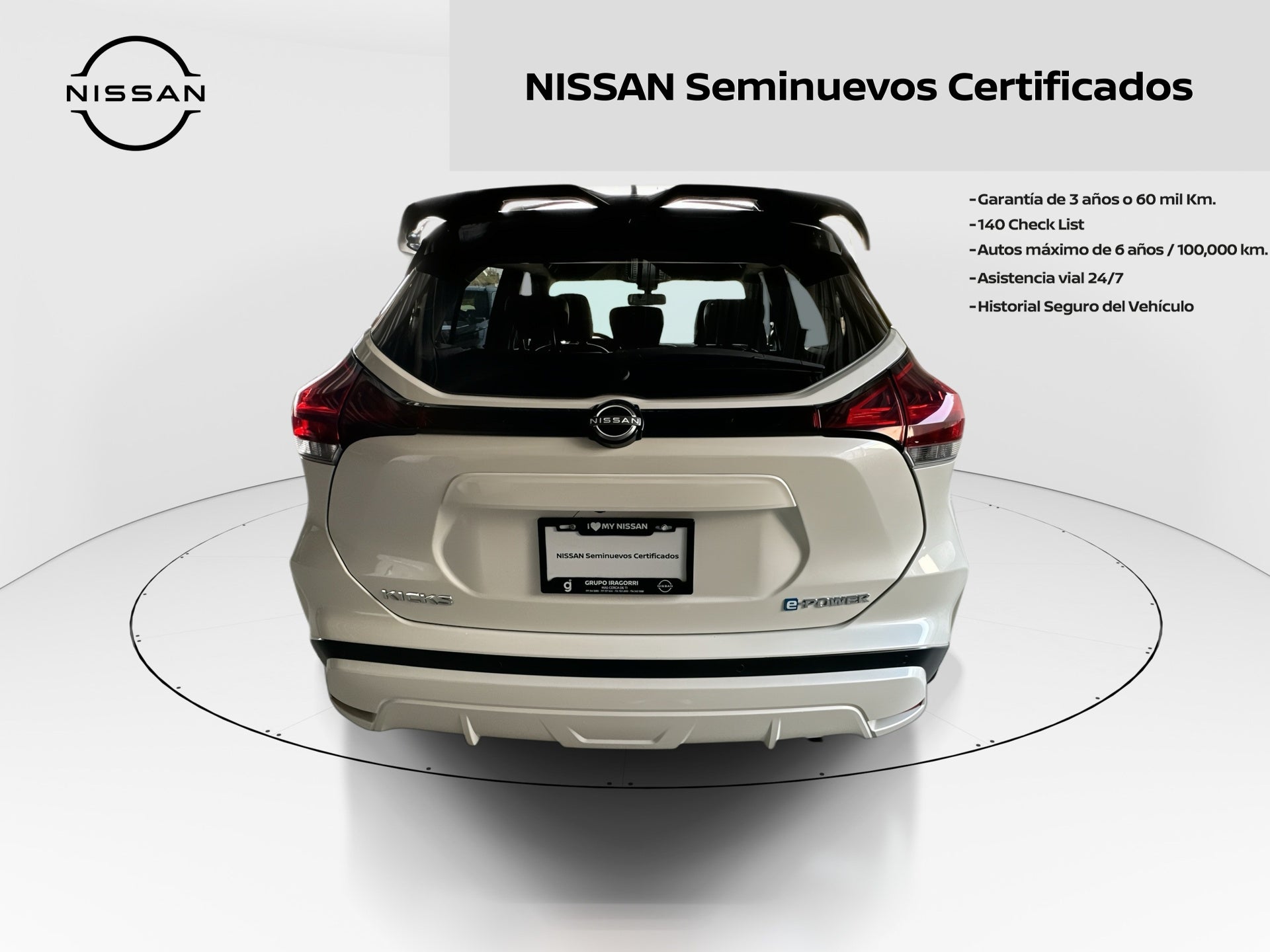 2023 Nissan KICKS 5 PTS E-POWER PLATINUM ELECTA PIEL ADAS RA-17